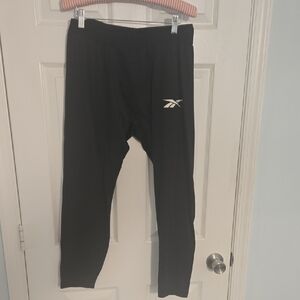 Reebok Mens Performance Leggings with Logo Size Large